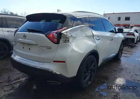 2017 Nissan Murano Platinum z USA, uszkodzony, nr VIN 5N1AZ2MH1HN178726